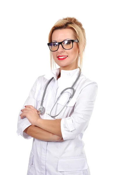 Beautiful female doctor — Stock Photo, Image