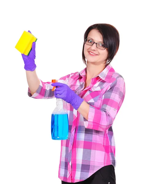 Chica de limpieza —  Fotos de Stock