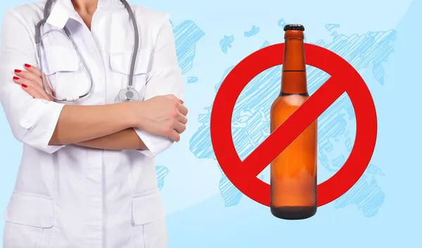 alkol sembolü durdur