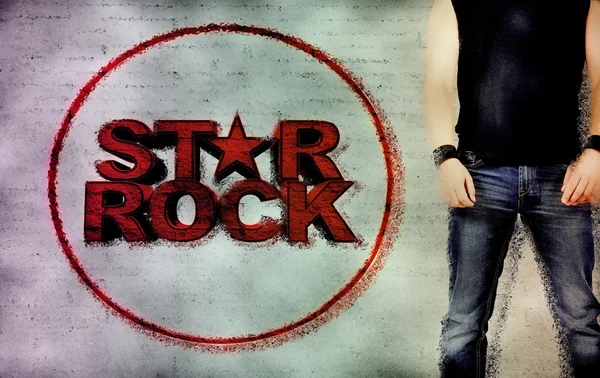 Rockstar-Männer — Stockfoto
