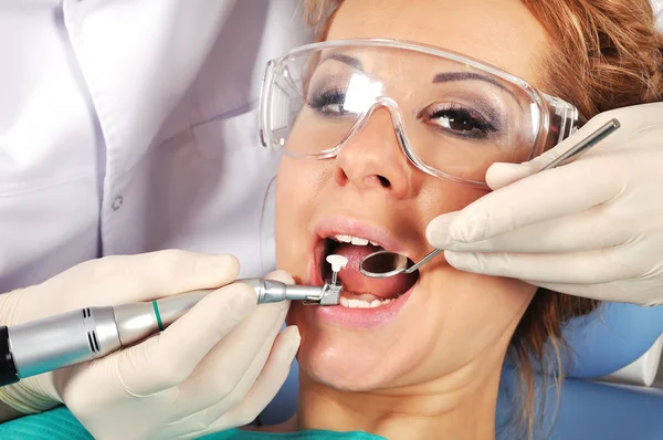 Visite chez le dentiste — Photo