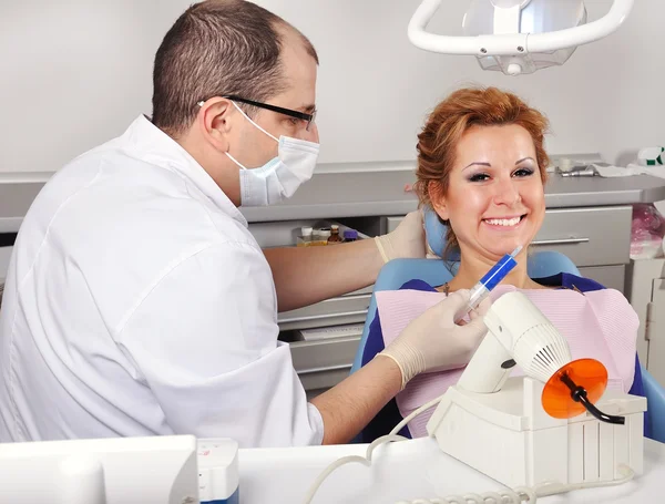 직장의 치과 의사 — 스톡 사진