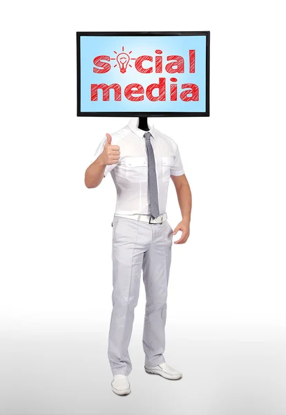 Redes sociales — Foto de Stock