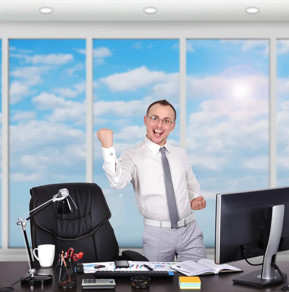 Happy businessman — Stock Photo, Image