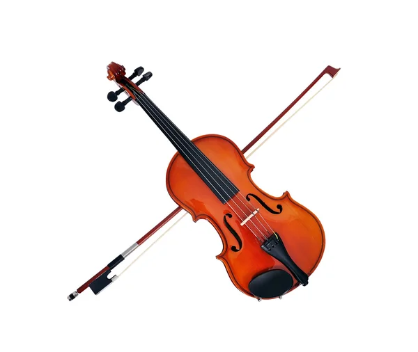 Violón con violín — Foto de Stock