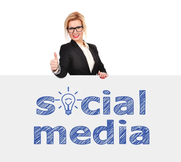 Sociale media — Stockfoto