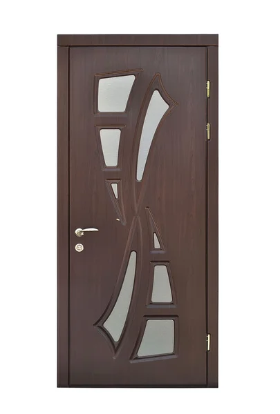 Brown wooden door — Stock Photo, Image