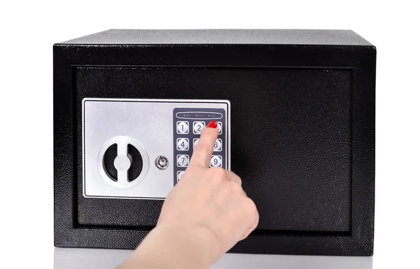 Electronic bank safe — Stock Photo, Image