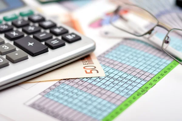 Financial table — Stock Photo, Image