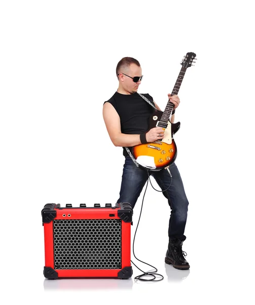 Rocker spielen — Stockfoto