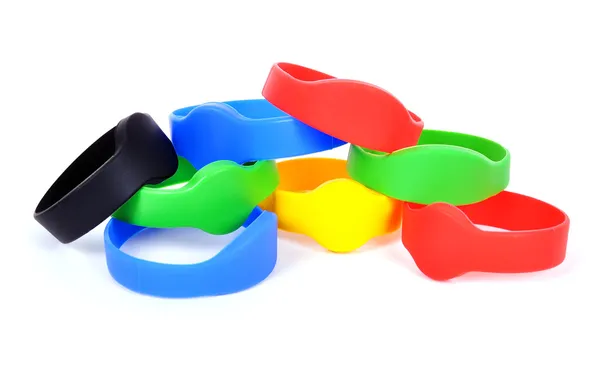 Color rfid bracelet — Stock Photo, Image