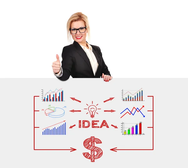 Idea plan — Stock Photo, Image