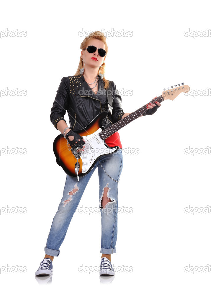 young rock-n-roll girl