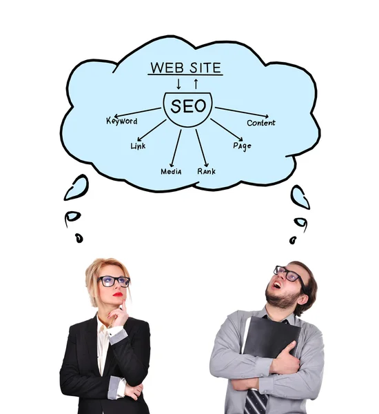 SEO-Konzept — Stockfoto