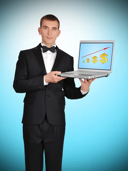 Businessman in tuxedo — Stock Photo, Image