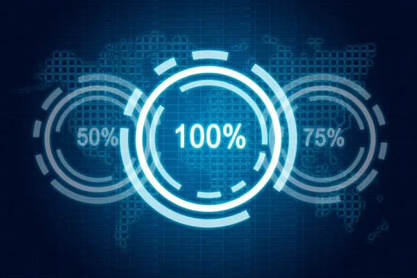 Abstract Spreadsheet Analytics Data Percentage Charts Digital Screen Analytics Exchange — Fotografia de Stock