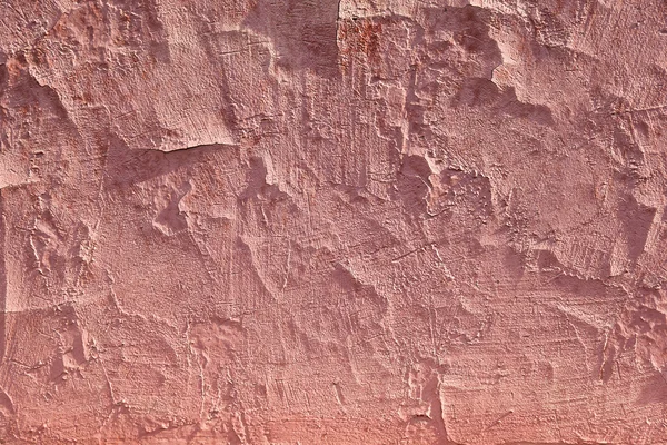 Texture of red wall with cracks and falls off paint — Stock Photo, Image