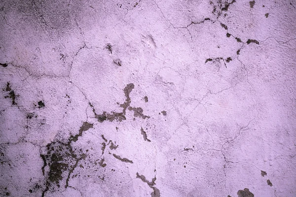 Crepe nel muro della vecchia viola — Foto Stock
