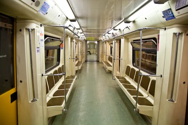 Moscow June Modern Subway Car Russia Moscow June 2014 — Stock Photo, Image