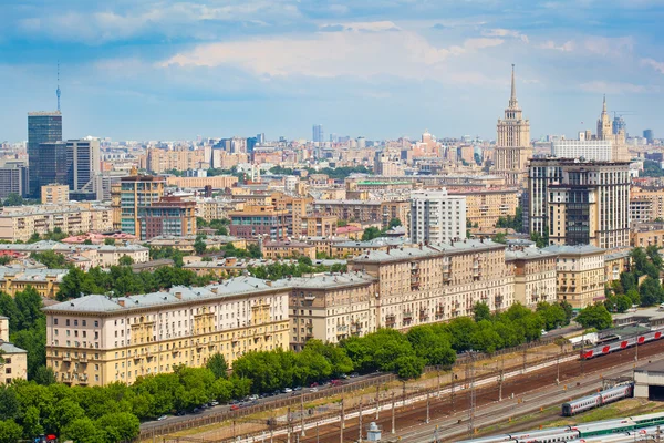 Moszkva - városi táj, a város történelmi részének Stock Kép
