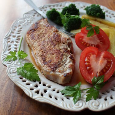 sebzeli biftek ızgara et