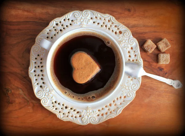 Vintage photo of coffee cup — Stock Photo, Image