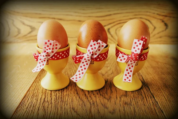 Foto vintage de huevos de Pascua —  Fotos de Stock