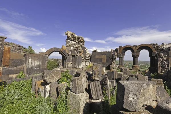 Τα ερείπια της μεσαιωνικής εκκλησίας Εικόνα Αρχείου