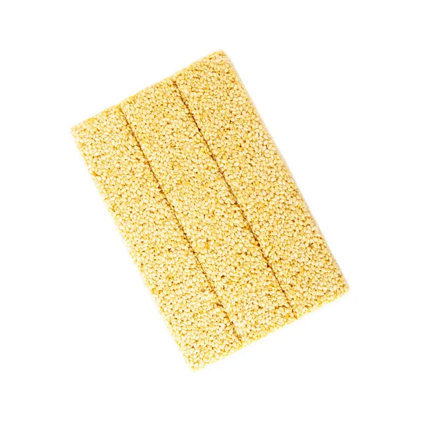 Candied sesame isolated on white — Stock Photo, Image