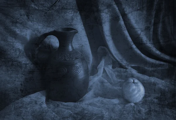 Still life with a jug and Pears in the old Armenian style