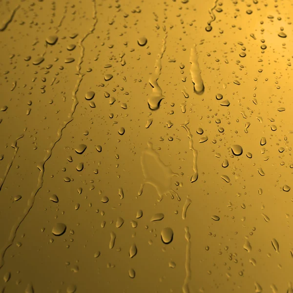 Water drops on glass — Stock Photo, Image