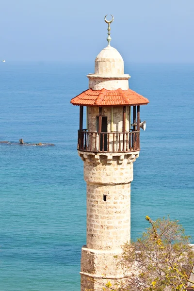 Minaret van de moskee — Stockfoto