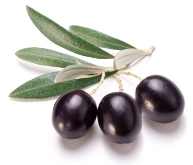 yaprakları ile Konfit Siyah Zeytin.
