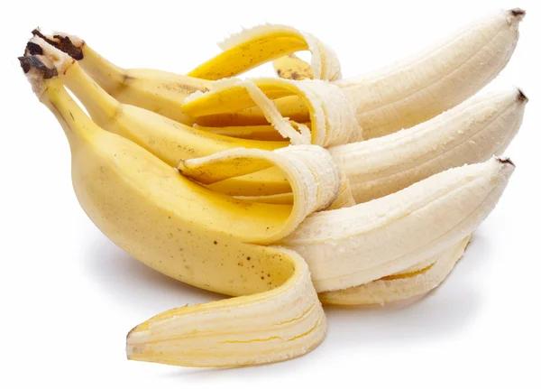 在白色上隔离的香蕉 — 图库照片