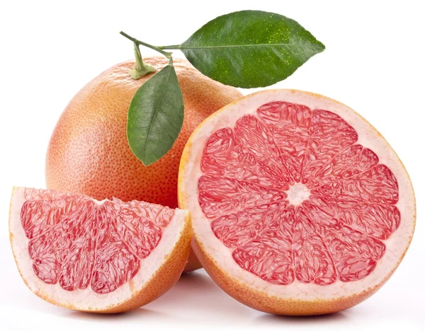 Grapefruity s plátky. — Stock fotografie