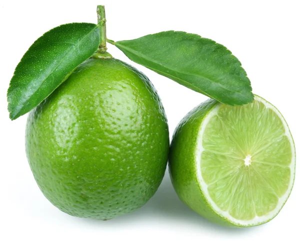 Lime con metà . — Foto Stock