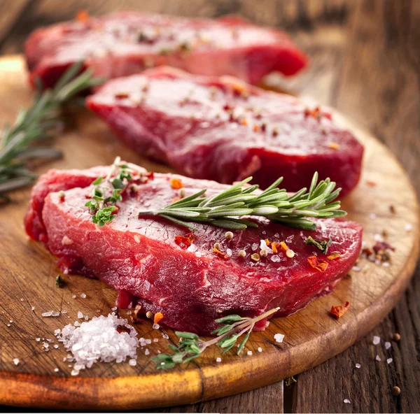 Bistecca di manzo . — Foto Stock