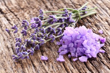 Lavanta ve deniz tuz