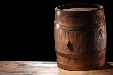 Wooden barrel. clipart
