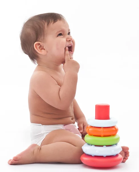 Crying little baby. — Stock Photo, Image