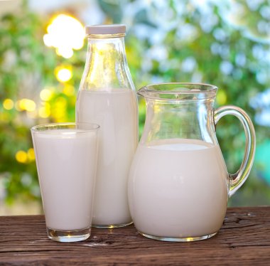 süt çeşitli yemekler.