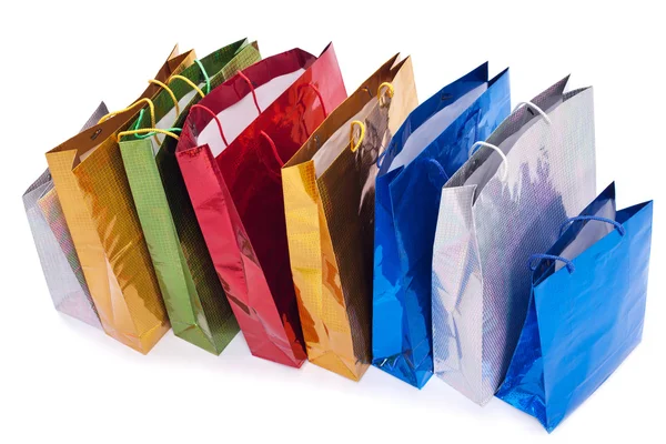Colourful shopping bags — Stock Photo, Image