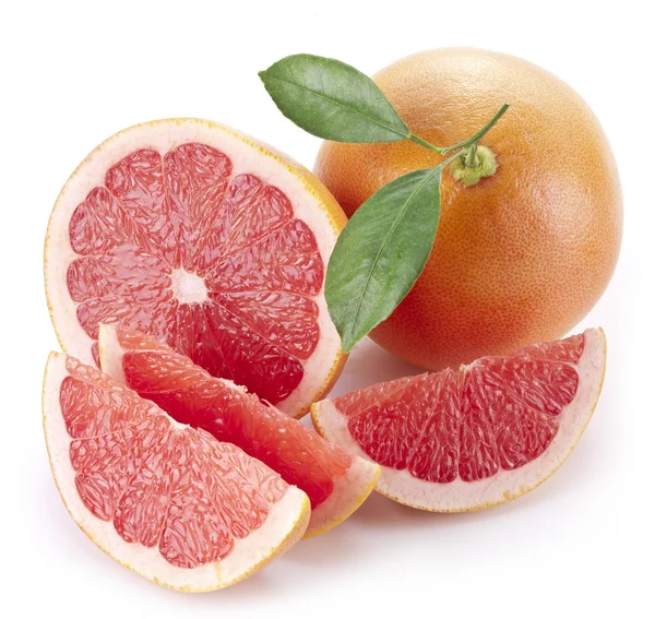 Grapefruit with slices. — Stock Photo, Image