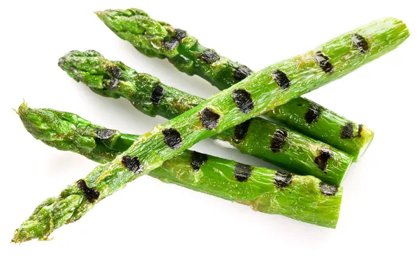 Grilled shoots of asparagus. — Stock Photo, Image