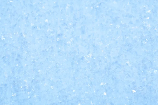 Blue sparkling snow background. — Stock Photo, Image