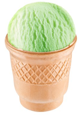 dondurma kaşık waffle Kupası.