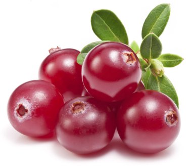 Kızılcık yaprakları ile.