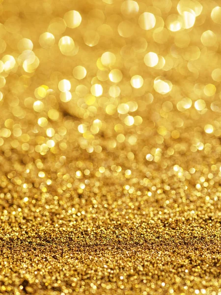 Polvo Dorado Brillante Fondo Festivo — Foto de Stock