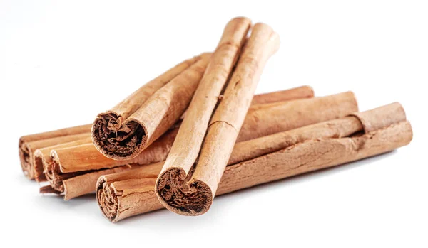 Cinnamon Dried Bark Strips Sweet Smelling Brown Substance Used Cooking — Zdjęcie stockowe