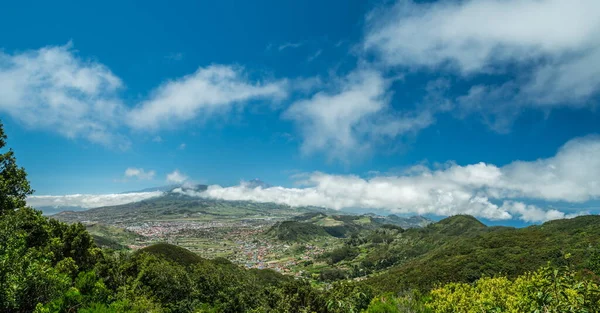 Vista Sull Isola Tenerife Anaga Rural Park Road — Foto Stock